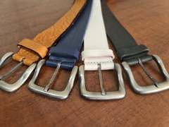 Cinturón Cuero graneado 40mm. x6 unid.