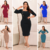 Vestido Midi Social Com Botão Manga 3/4 MalhaCrepe Moda feminina Evangélica Plussize