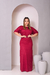 Vestido Longo Bluse , Manga Curta Moda Feminina Evangélica - Moda Feminina Evangélica Enviamos para Todo Brasil - Vestidos e Conjuntos - AnaGlória