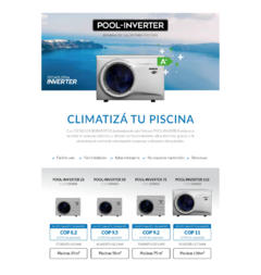 Bomba de calor POOL-INVERTER 110 - Hidrosol Tienda Online