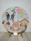 LOCAÇÃO Mini Painel 50cm c/ suporte Cachorrinhos / Pet (Ref. 1502)