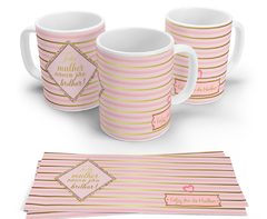 Caneca Porcelana Dia da Mulher Mod 01 (Ref. 0396)