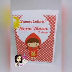 Livro Colorir Chapeuzinho Vermelho (Ref. 0647)