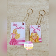 Kit 02 Tags Chaveiro Escolar Barbie (Ref. 1008)