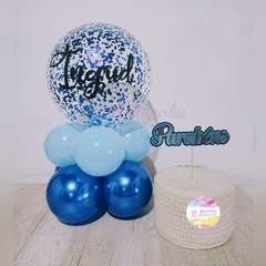 Kit Parabéns Azul Balão Bubble P *APENAS RETIRADA* (Ref. 1506)