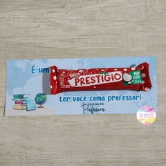 Cartão c/ Prestígio Dia dos Professores (Ref. 0793) - Lili Morales Festas e Presentes Personalizados