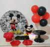 LOCAÇÃO Kit Festa na Mesa Prata Mickey (Ref. 01441) *APENAS PARA BELO HORIZONTE - MG*