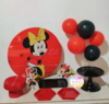 LOCAÇÃO Kit Festa na Mesa Prata Minnie Mod 02 (Ref. 01443) *APENAS PARA BELO HORIZONTE - MG*