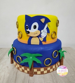 LOCAÇÃO Bolo Fake Sonic (Ref. 0934)