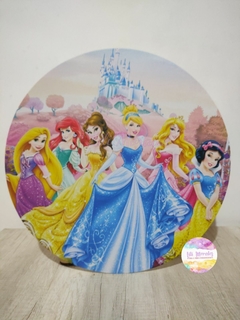 LOCAÇÃO Mini Painel 50cm c/ suporte Princesas (Ref. 0901)