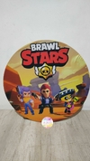 LOCAÇÃO Mini Painel 50cm c/ suporte Brawl Stars Mod 02 (Ref. 1362)