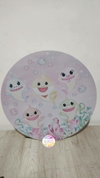 LOCAÇÃO Mini Painel 50cm c/ suporte Baby Shark Mod 02 (Ref. 1395)