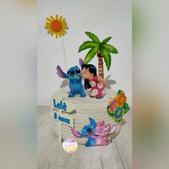 Topo Lilo e Stitch R460 p/ bolo 20cm (Ref. 1300)