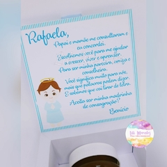 Convite Padrinhos Nutella Anjinho (Ref. 0585) - Lili Morales Festas e Presentes Personalizados