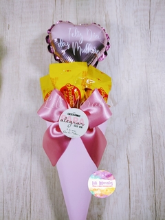 Mini Buque Bombons Coração Dia da Mulher (Ref. 0434) - comprar online