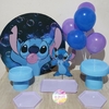 LOCAÇÃO Kit Festa na Mesa Prata Stitch (Ref. 01406) *APENAS PARA BELO HORIZONTE - MG*