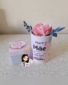 Caixa Surpresa c/ Tubolata Dia das Mães (Ref. 0501) - Lili Morales Festas e Presentes Personalizados