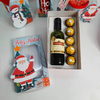 Caixa c/ Mini Vinho e bombons Natal (Ref. 0861)