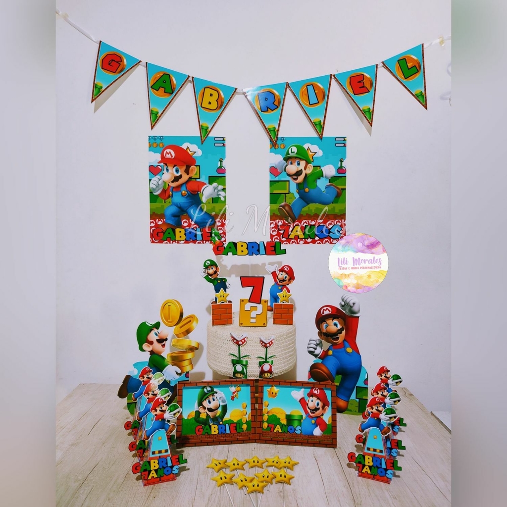 Kit Dia de Festa 04 Super Mario