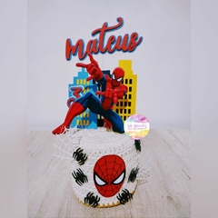 Topo Homem Aranha R88 p/ bolo 10cm (Ref. 0782)