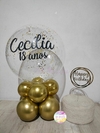 Kit Parabéns Balão Bubble G Dourado *APENAS RETIRADA* (Ref. 1509)