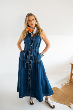 VESTIDO LONGO JEANS