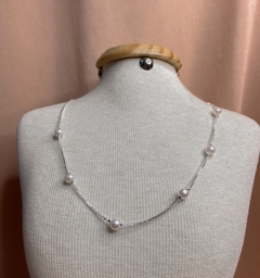 Chocker pérolas prata - comprar online