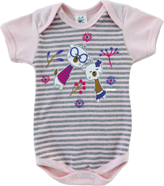 Kit Body Suedine Infantil Feminino Curto Bebê Menina C/ 3