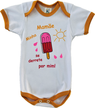 Kit Body Suedine Infantil Feminino Curto Bebê Menina C/ 3