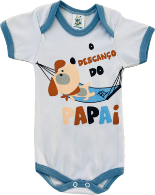 Kit Body Suedine Infantil Masculino Curto Bebê Menina C/ 3