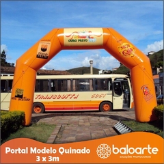 Portal Quinado 3x3 metros - Baloarte