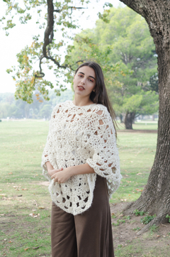 poncho circular con capucha - comprar online