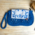 Bolsa Clutch - azul jeans