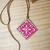 Colar Pendente Leve - pink