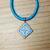 Choker Leve - azul turquesa