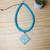 Choker Leve - azul turquesa en internet