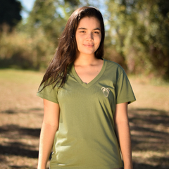 T-shirt Trilobita Verde - Malha Ecológica / Feminina