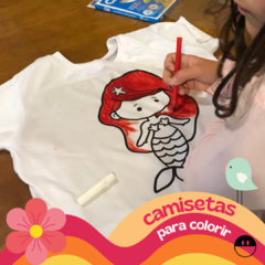 Camiseta infantil para colorir - comprar online