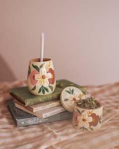 Mate Madera Gardenia + Cajita - comprar online