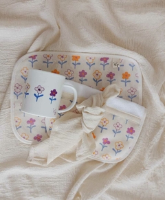 Combo Completo Jardín + Taza + Pintorcito Plastificado: Flores - comprar online