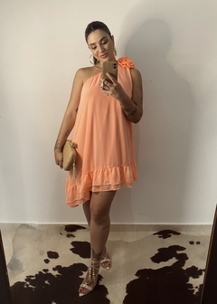 VESTIDO LARANJA TALITA - comprar online