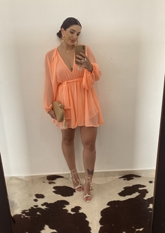 VESTIDO LARANJA MABEL