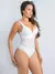 Body com Bojo e Aro em Renda Branco - comprar online