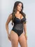 Body com Bojo e Aro em Renda Preto - comprar online