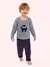 Pijama Longo Masculino Baby em Plush