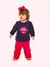 Pijama Longo Feminino Baby em Plush