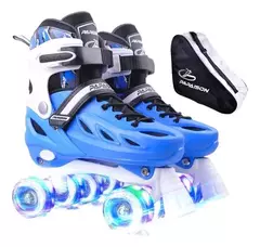 Patin Bota Dura Ruedas Con Luces - 309B - tienda online