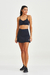 Conjunto Beach Tennis Top + Short-saia Preto