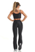 Conjunto Academia Top + Legging Bailarina Preto - comprar online