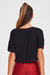 Cropped Preto Detalhe Vermelho - comprar online